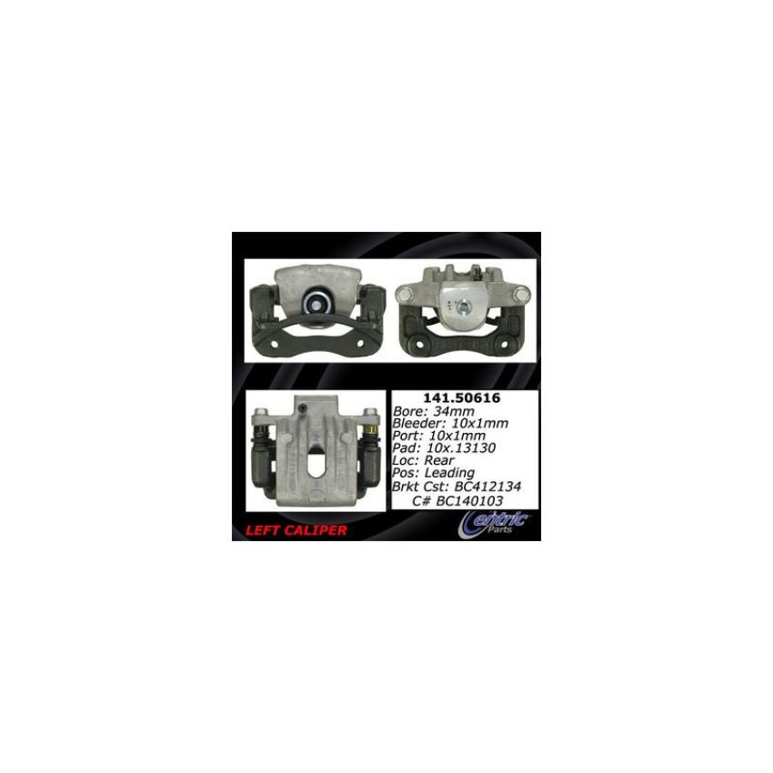 CENTRIC PARTS 141.50616 Centric Semi-Loaded Brake Caliper