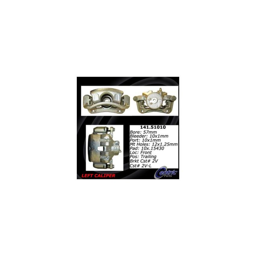 CENTRIC PARTS 141.51010 Centric Semi-Loaded Brake Caliper