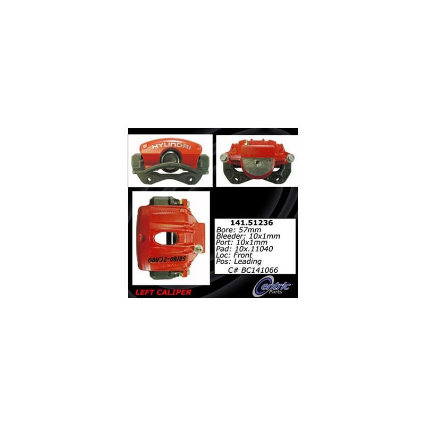 CENTRIC PARTS 141.51236 Centric Semi-Loaded Brake Caliper