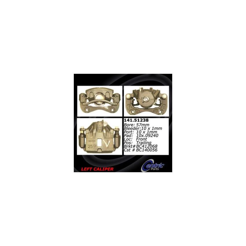 CENTRIC PARTS 141.51238 Centric Semi-Loaded Brake Caliper
