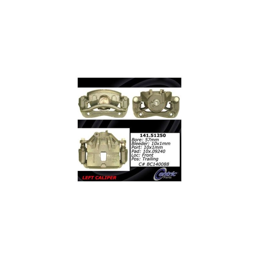 CENTRIC PARTS 141.51250 Centric Semi-Loaded Brake Caliper