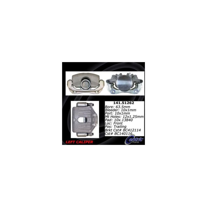 CENTRIC PARTS 141.51262 Centric Semi-Loaded Brake Caliper
