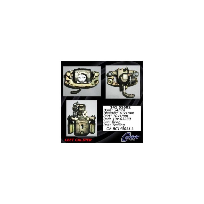 CENTRIC PARTS 141.51602 Centric Semi-Loaded Brake Caliper