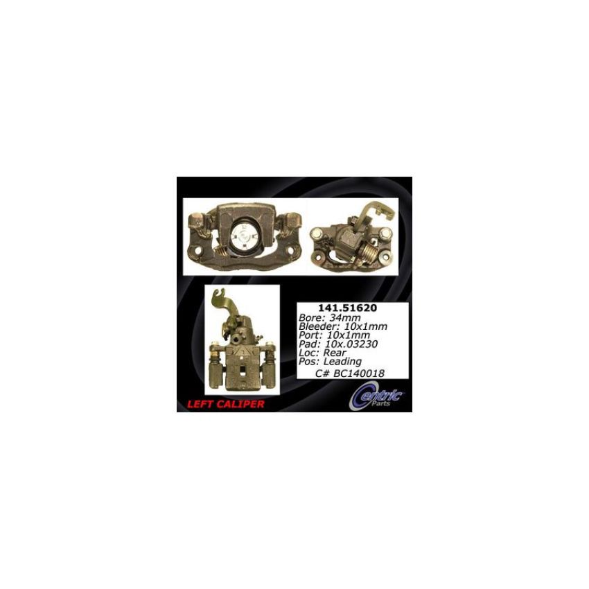 CENTRIC PARTS 141.51620 Centric Semi-Loaded Brake Caliper