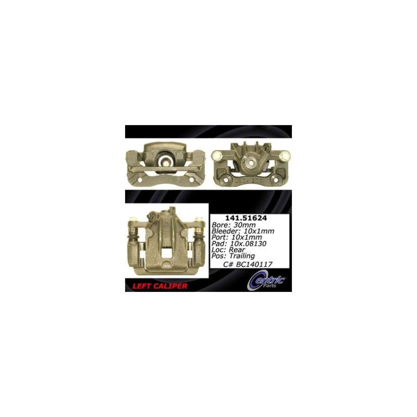 CENTRIC PARTS 141.51624 Centric Semi-Loaded Brake Caliper