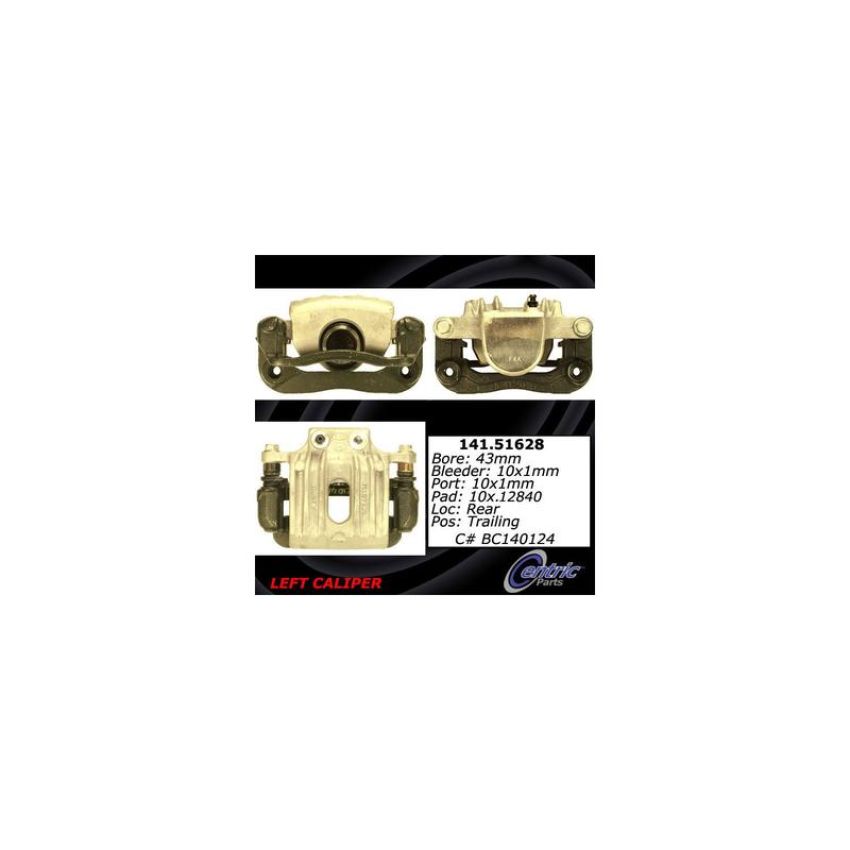 CENTRIC PARTS 141.51628 Centric Semi-Loaded Brake Caliper