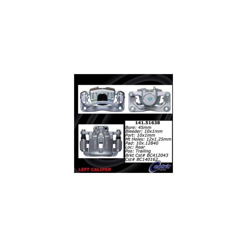 CENTRIC PARTS 141.51638 Centric Semi-Loaded Brake Caliper