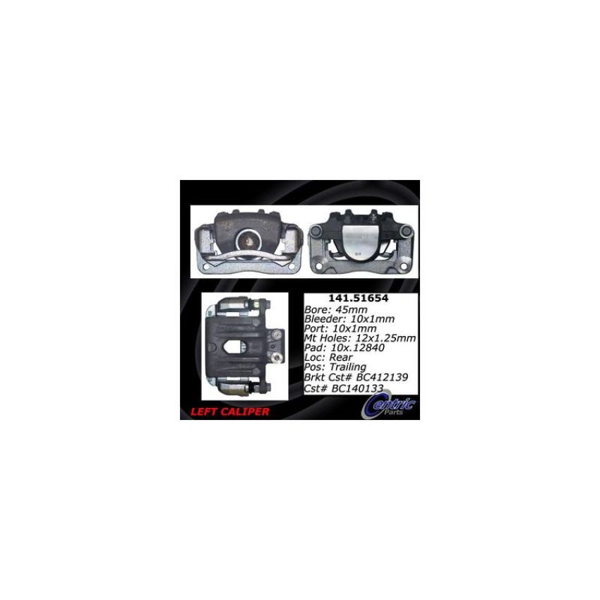 CENTRIC PARTS 141.51654 Centric Semi-Loaded Brake Caliper