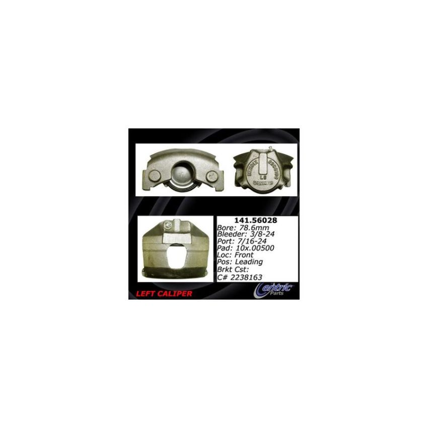 CENTRIC PARTS 141.56028 Centric Semi-Loaded Brake Caliper