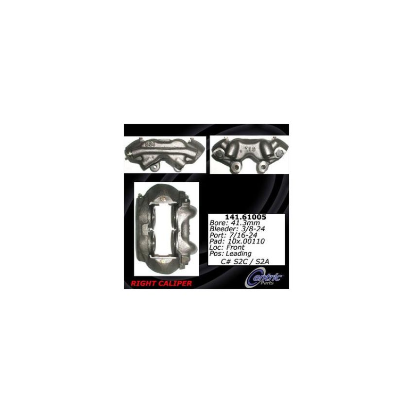 CENTRIC PARTS 141.61005 Centric Semi-Loaded Brake Caliper