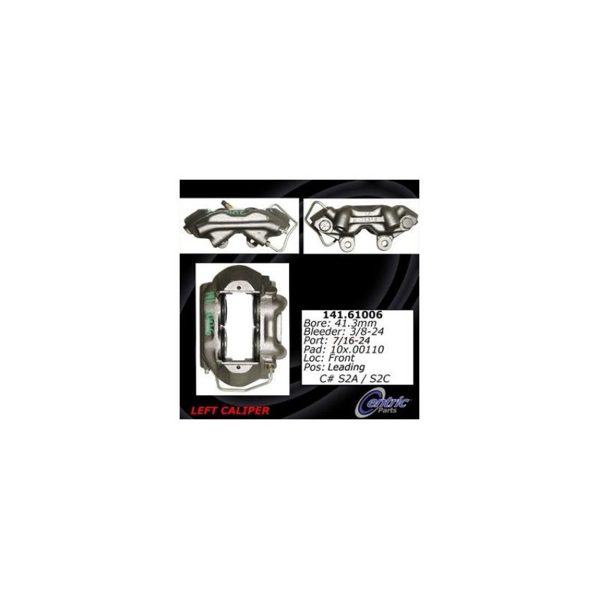 CENTRIC PARTS 141.61006 Centric Semi-Loaded Brake Caliper