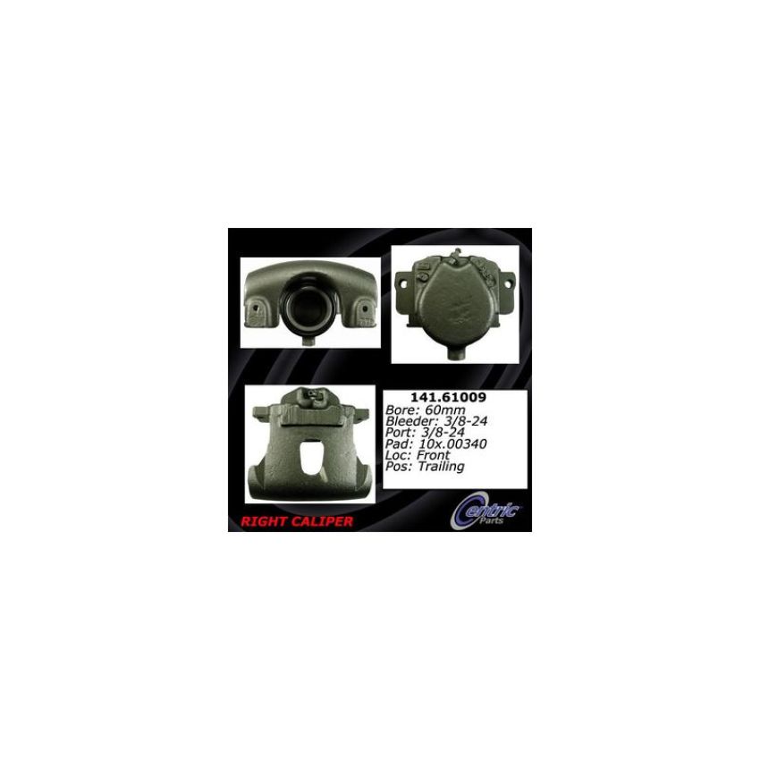 CENTRIC PARTS 141.61009 Centric Semi-Loaded Brake Caliper