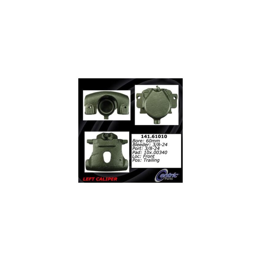 CENTRIC PARTS 141.61010 Centric Semi-Loaded Brake Caliper