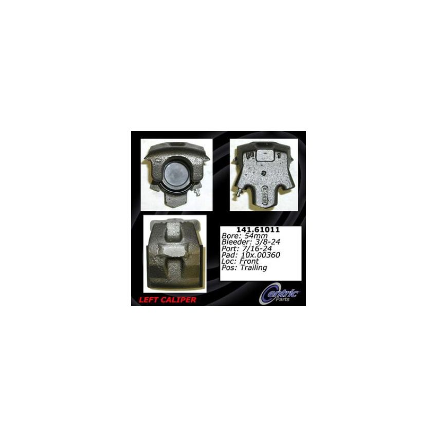 CENTRIC PARTS 141.61011 Centric Semi-Loaded Brake Caliper