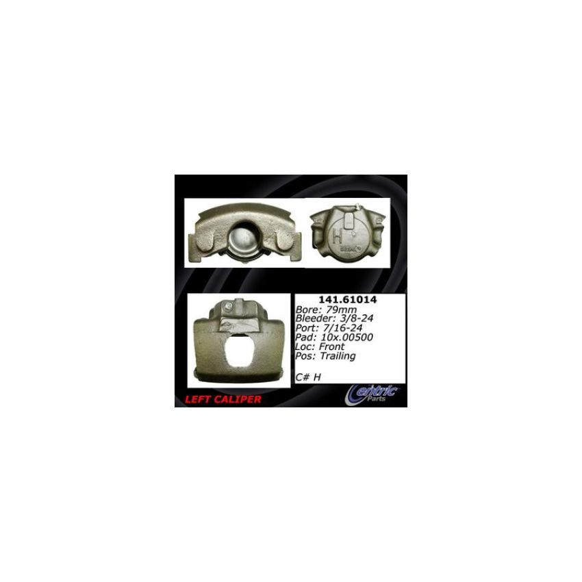 CENTRIC PARTS 141.61014 Centric Semi-Loaded Brake Caliper