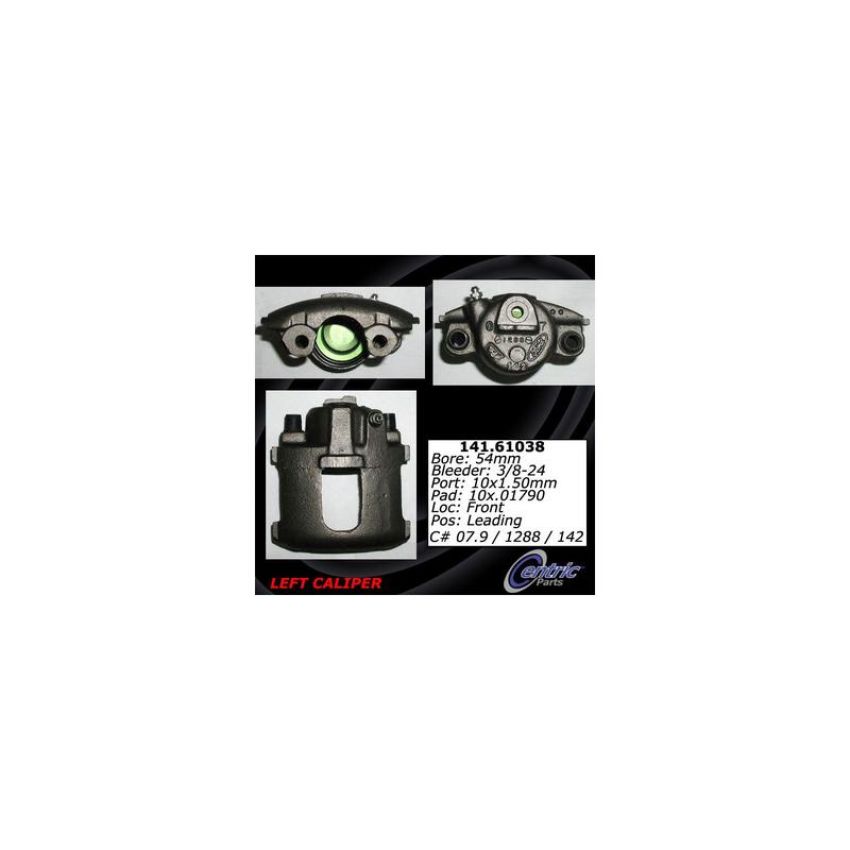 CENTRIC PARTS 141.61038 Centric Semi-Loaded Brake Caliper