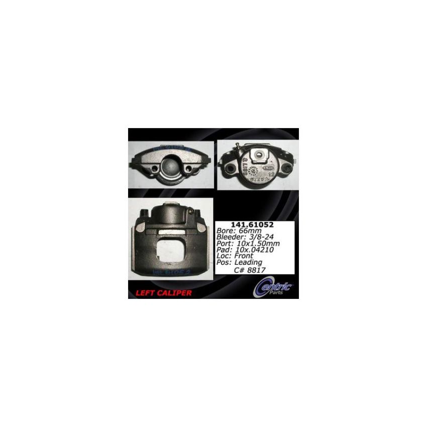 CENTRIC PARTS 141.61052 Centric Semi-Loaded Brake Caliper