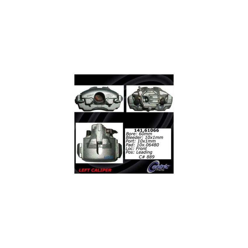 CENTRIC PARTS 141.61066 Centric Semi-Loaded Brake Caliper