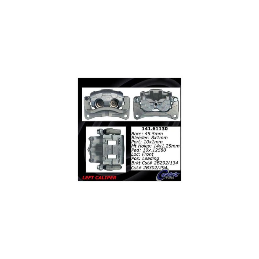 CENTRIC PARTS 141.61130 Centric Semi-Loaded Brake Caliper