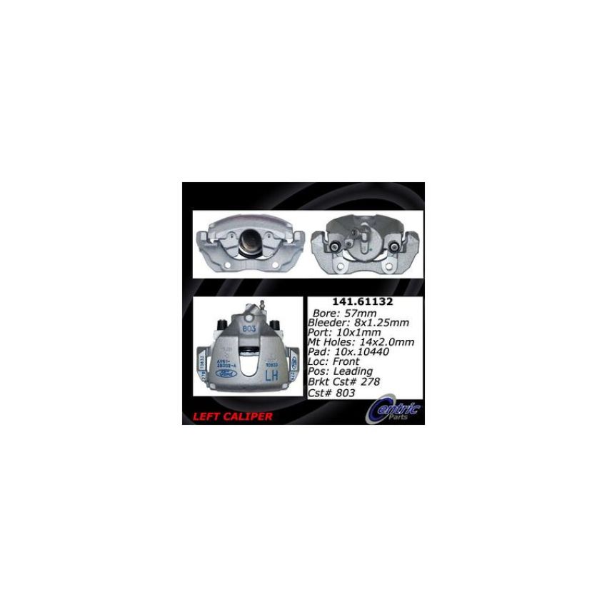 CENTRIC PARTS 141.61132 Centric Semi-Loaded Brake Caliper