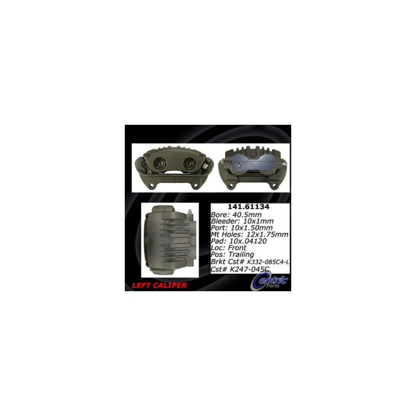 CENTRIC PARTS 141.61134 Centric Semi-Loaded Brake Caliper