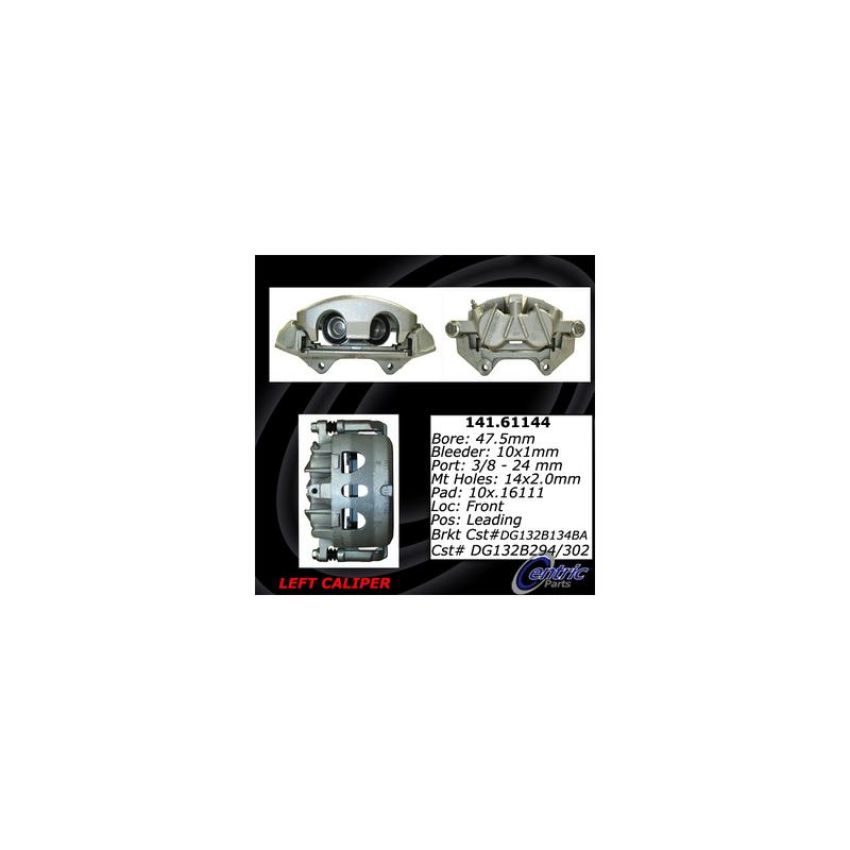 CENTRIC PARTS 141.61144 Centric Semi-Loaded Brake Caliper
