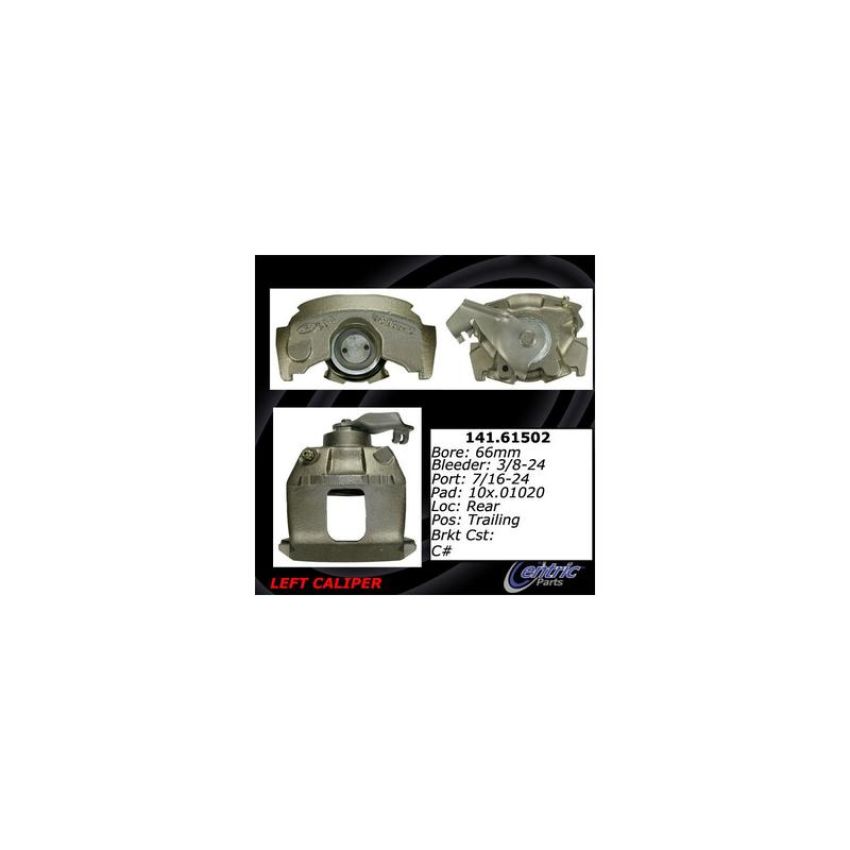 CENTRIC PARTS 141.61502 Centric Semi-Loaded Brake Caliper