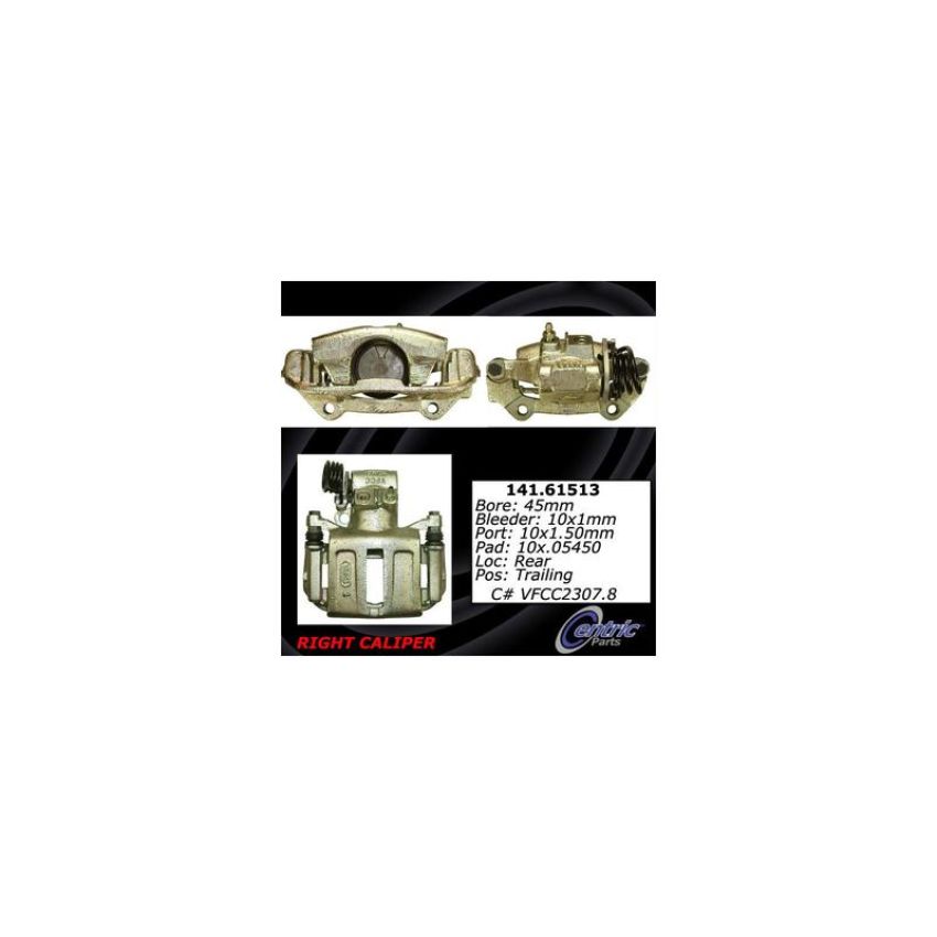 CENTRIC PARTS 141.61513 Centric Semi-Loaded Brake Caliper