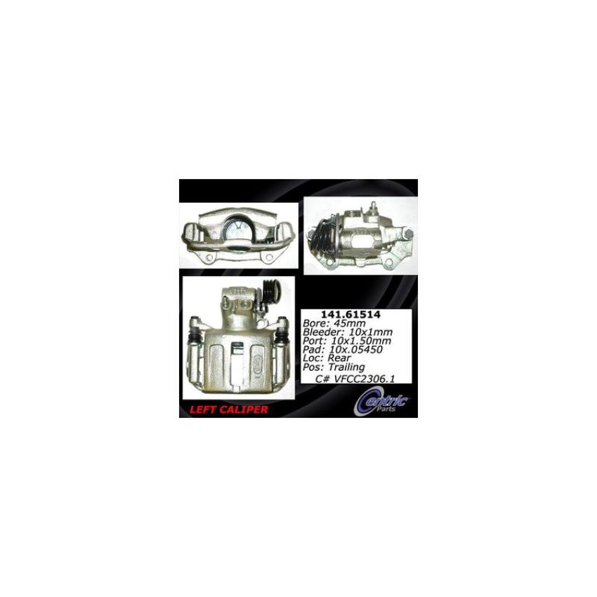 CENTRIC PARTS 141.61514 Centric Semi-Loaded Brake Caliper