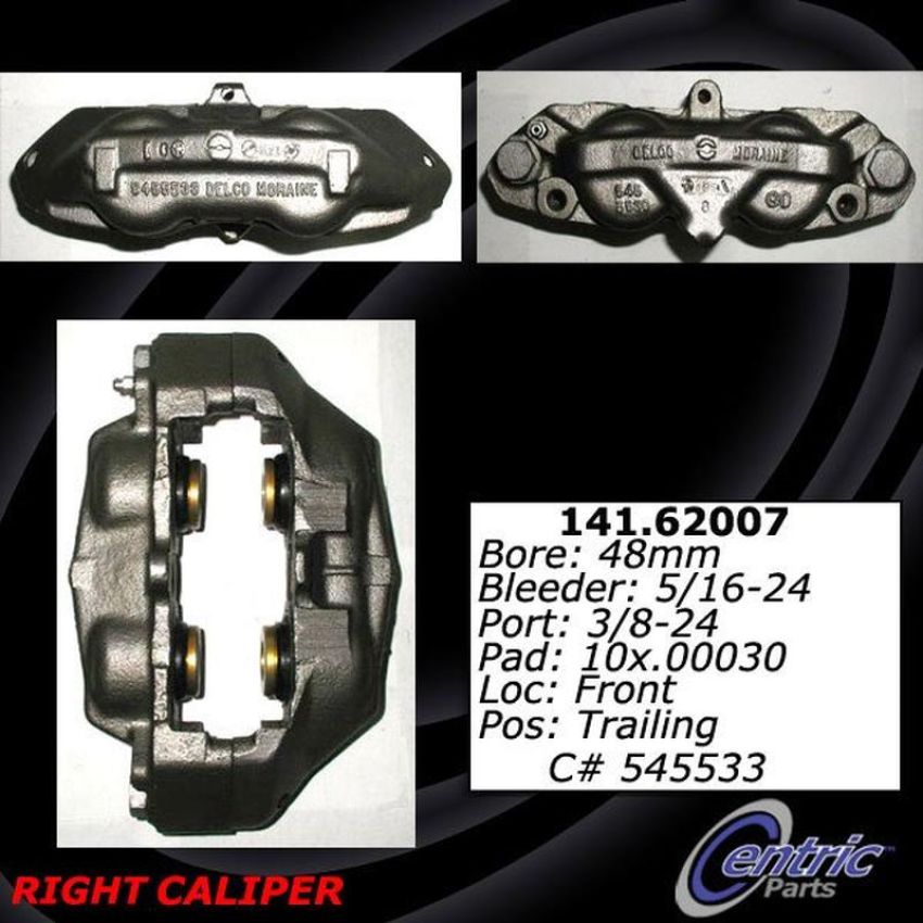 CENTRIC PARTS 141.62007 Centric Semi-Loaded Brake Caliper