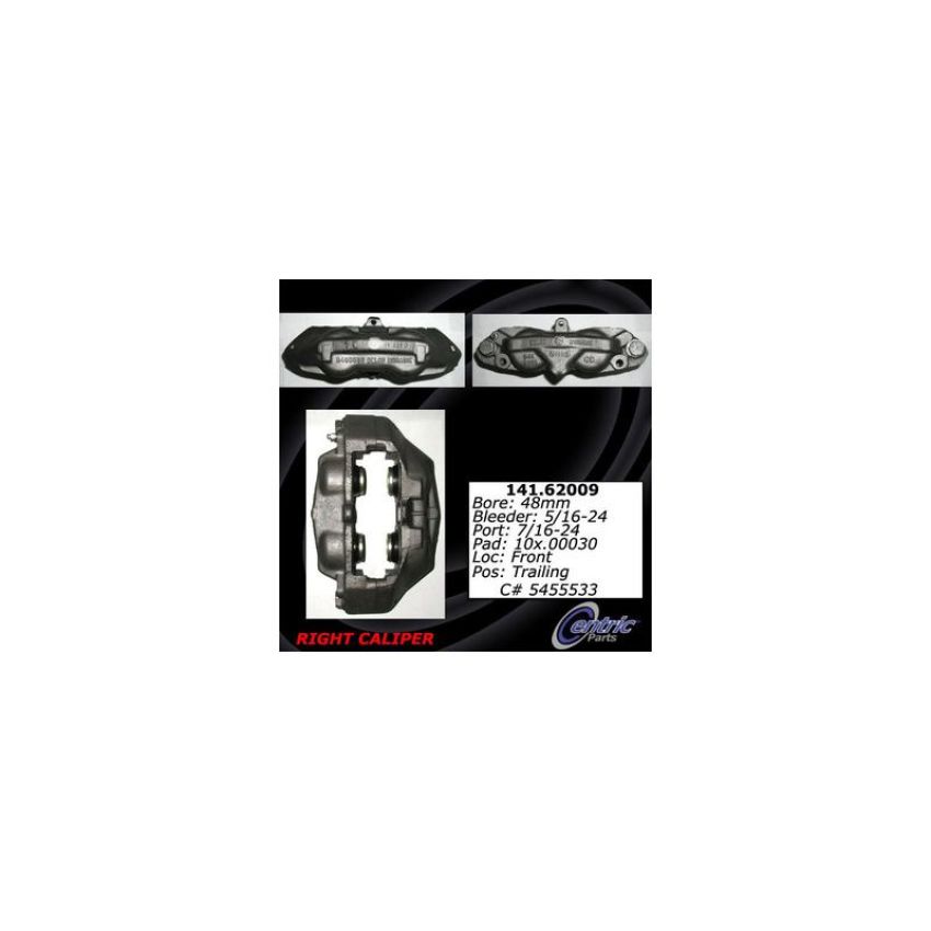 CENTRIC PARTS 141.62009 Centric Semi-Loaded Brake Caliper