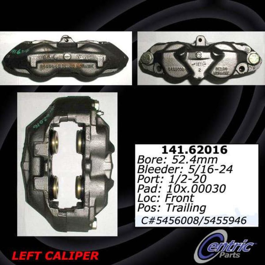 CENTRIC PARTS 141.62015 Centric Semi-Loaded Brake Caliper