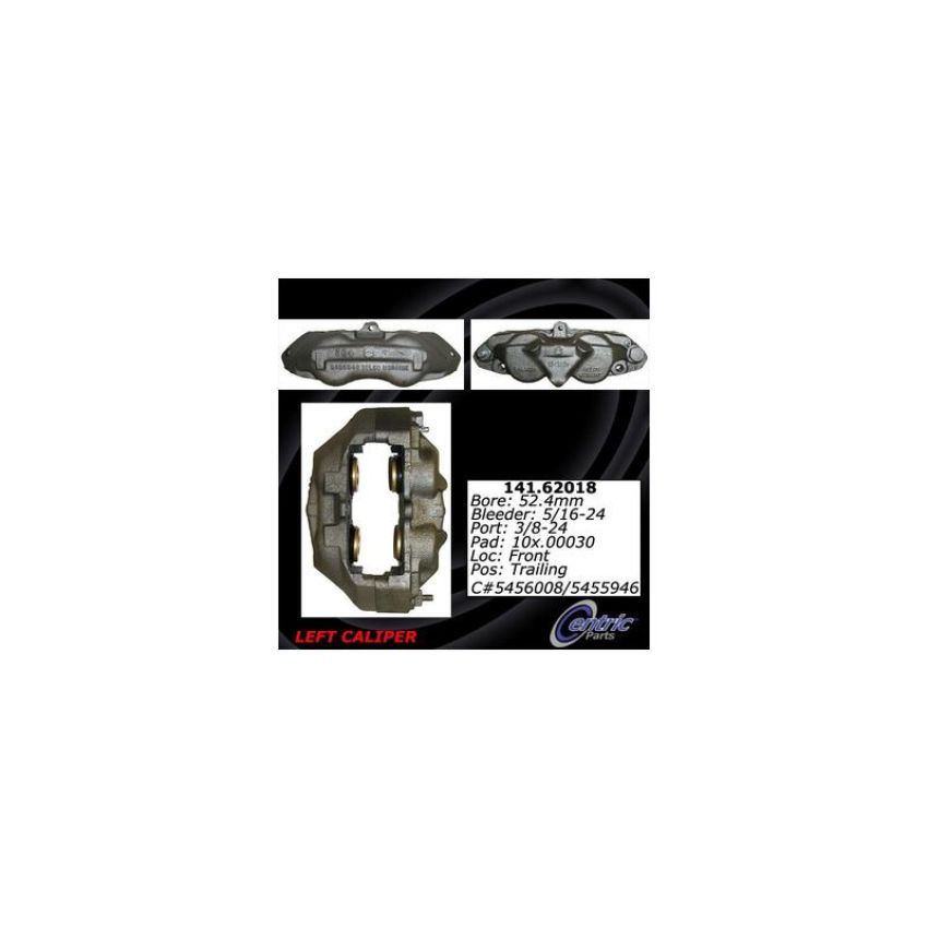 CENTRIC PARTS 141.62018 Centric Semi-Loaded Brake Caliper