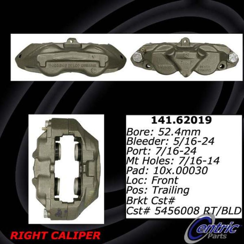 CENTRIC PARTS 141.62020 Centric Semi-Loaded Brake Caliper
