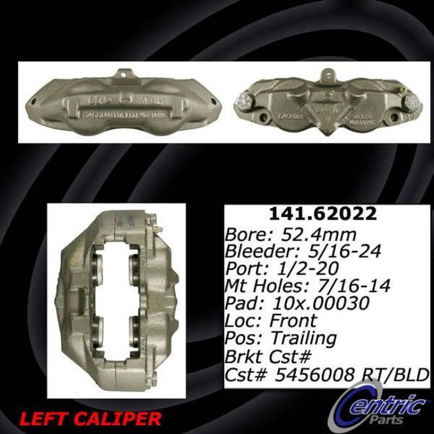 CENTRIC PARTS 141.62021 Centric Semi-Loaded Brake Caliper