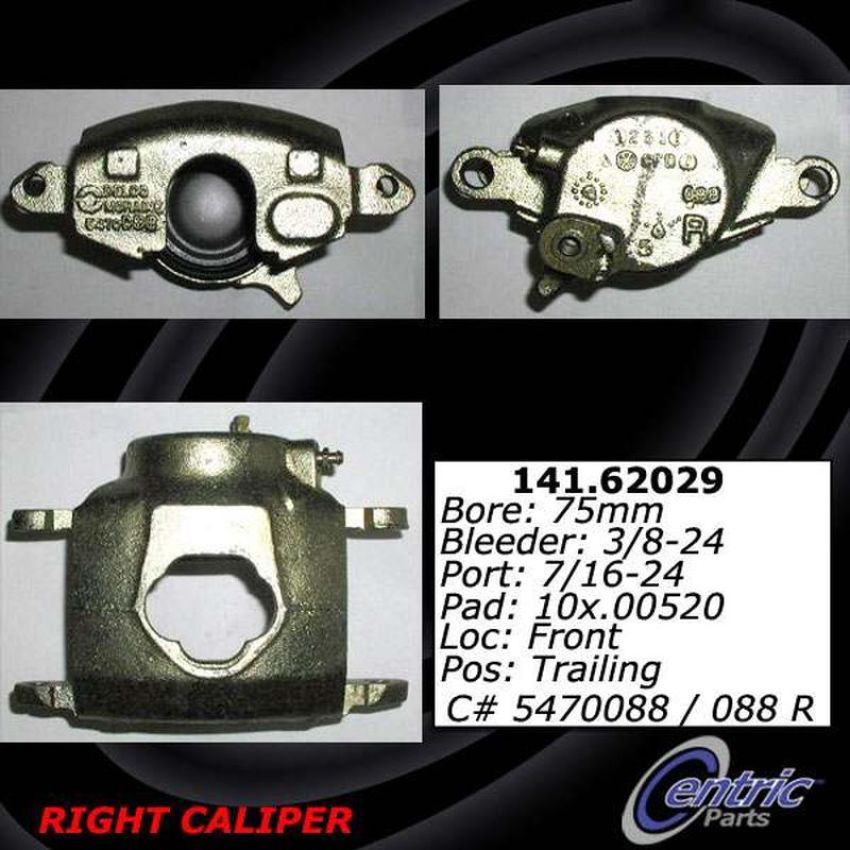 CENTRIC PARTS 141.62030 Centric Semi-Loaded Brake Caliper