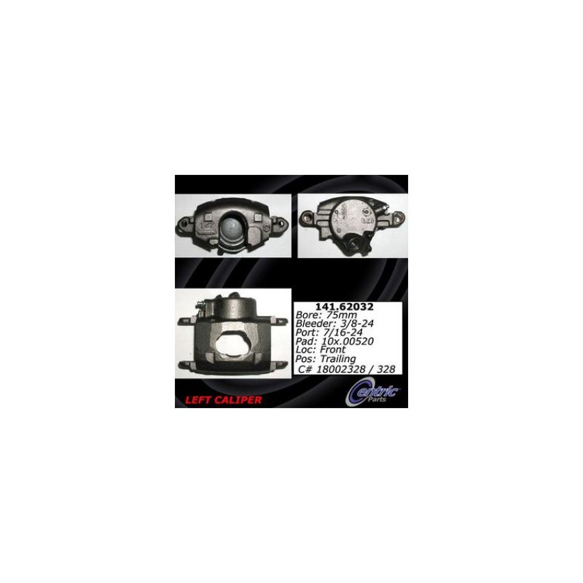 CENTRIC PARTS 141.62032 Centric Semi-Loaded Brake Caliper