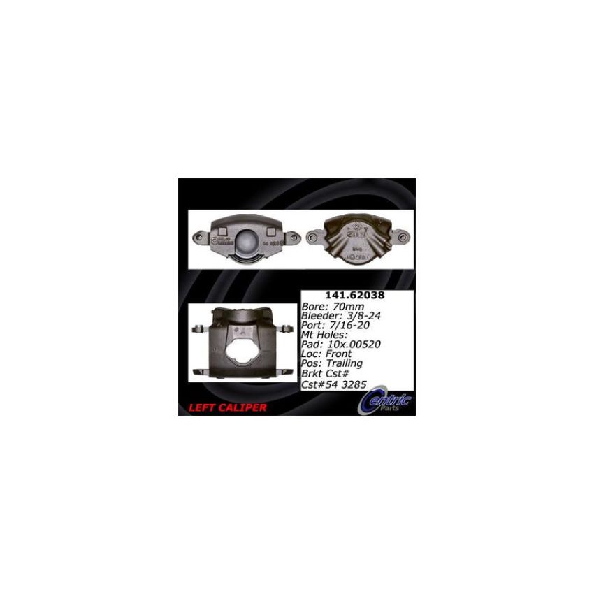 CENTRIC PARTS 141.62038 Centric Semi-Loaded Brake Caliper