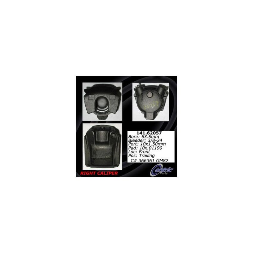 CENTRIC PARTS 141.62057 Centric Semi-Loaded Brake Caliper