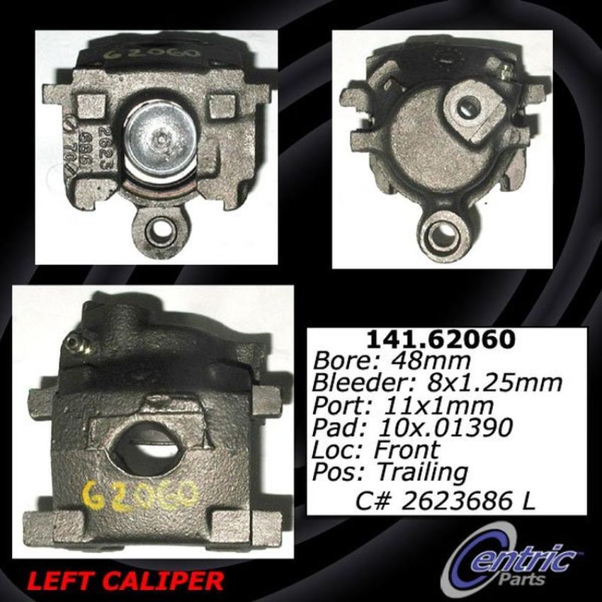 CENTRIC PARTS 141.62060 Centric Semi-Loaded Brake Caliper