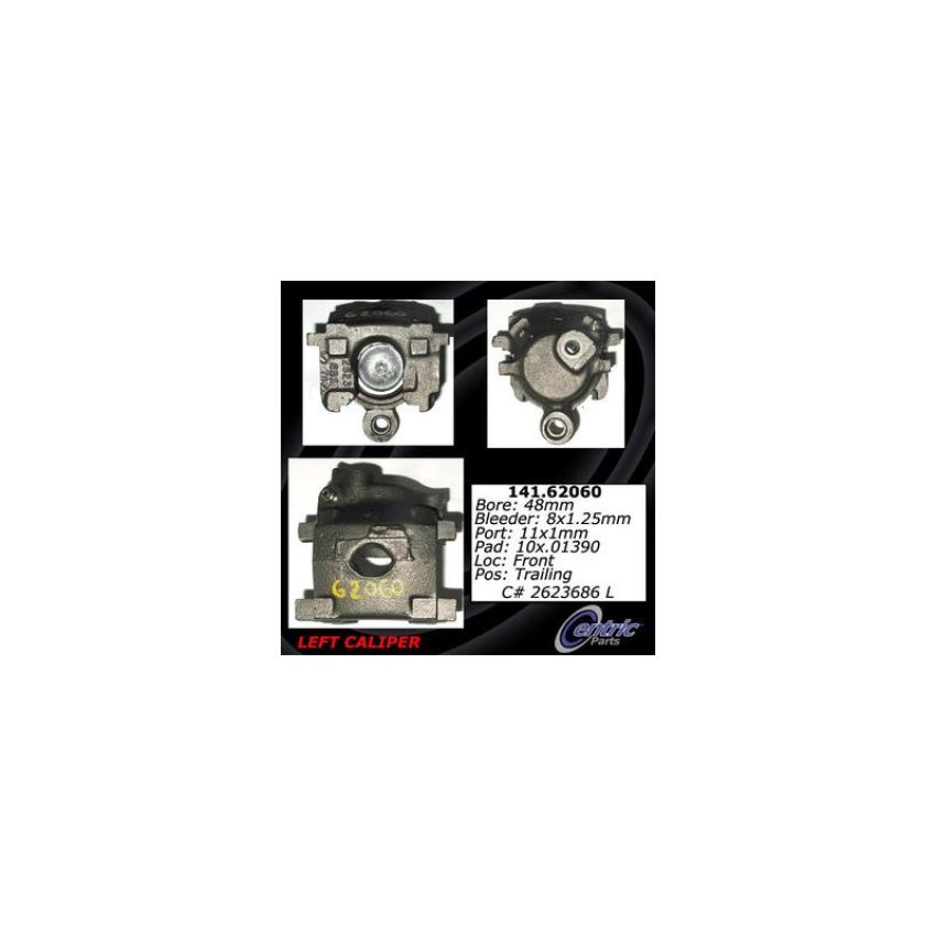 CENTRIC PARTS 141.62060 Centric Semi-Loaded Brake Caliper