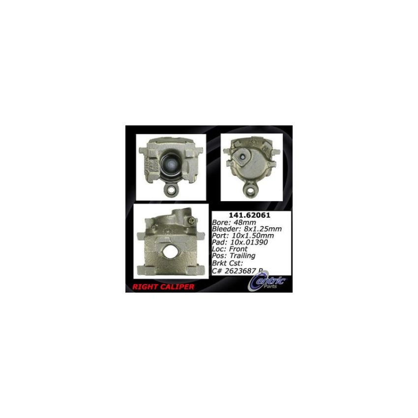 CENTRIC PARTS 141.62061 Centric Semi-Loaded Brake Caliper