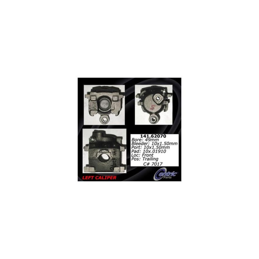 CENTRIC PARTS 141.62070 Centric Semi-Loaded Brake Caliper