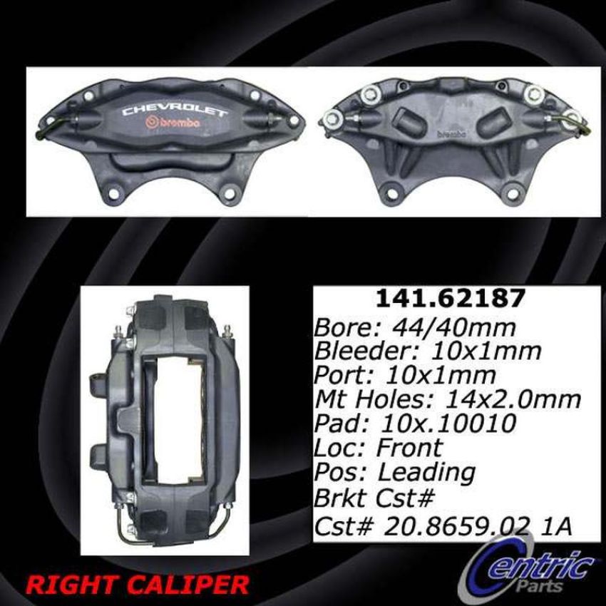 CENTRIC PARTS 141.62187 Centric Semi-Loaded Brake Caliper