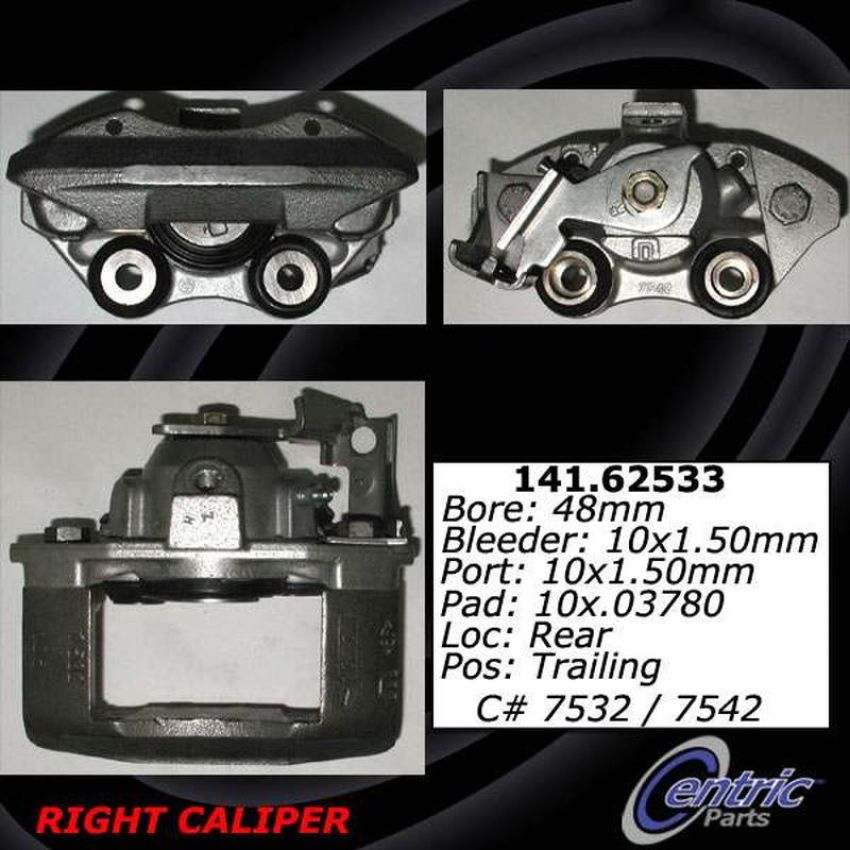 CENTRIC PARTS 141.62534 Centric Semi-Loaded Brake Caliper
