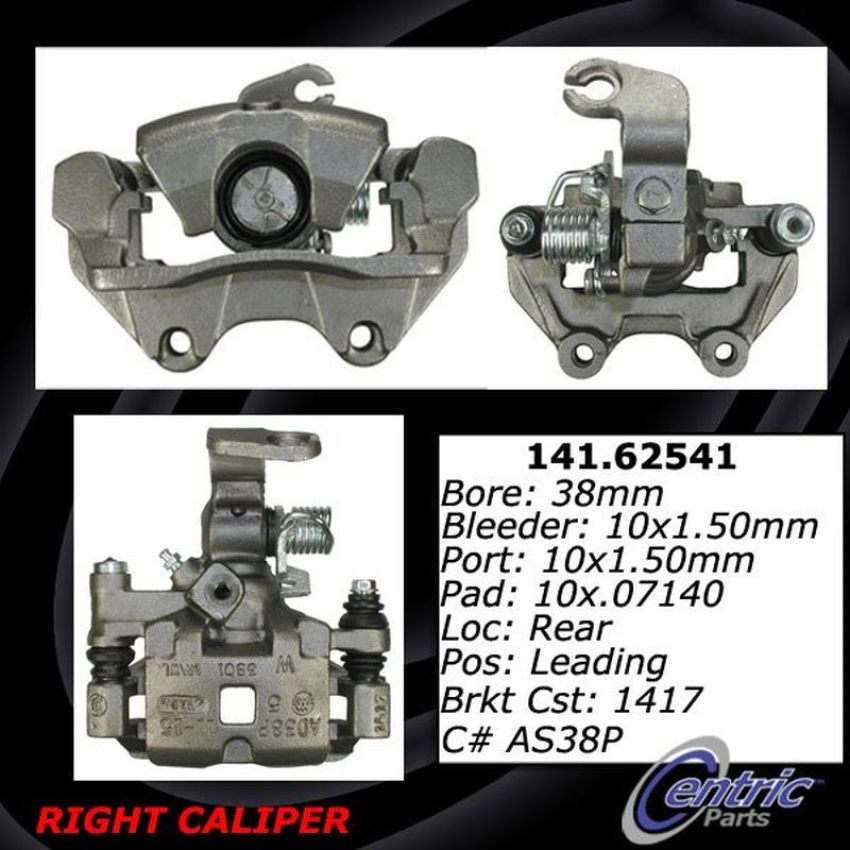 CENTRIC PARTS 141.62541 Centric Semi-Loaded Brake Caliper