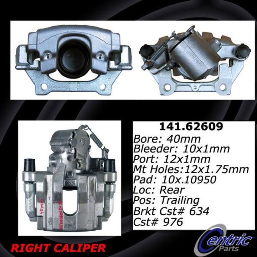 CENTRIC PARTS 141.62609 Centric Semi-Loaded Brake Caliper