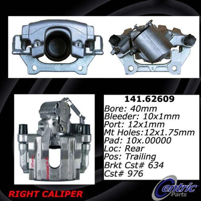 CENTRIC PARTS 141.62610 Centric Semi-Loaded Brake Caliper