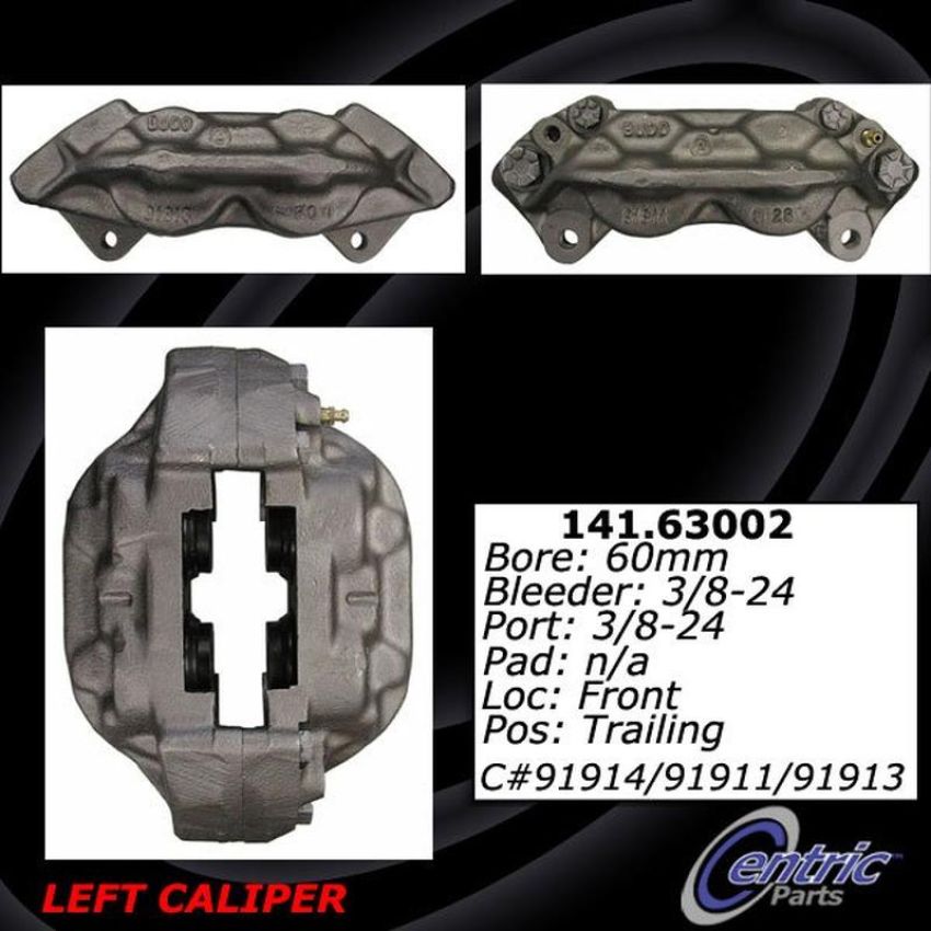 CENTRIC PARTS 141.63002 Centric Semi-Loaded Brake Caliper