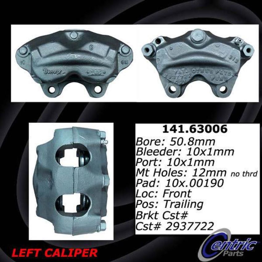CENTRIC PARTS 141.63005 Centric Semi-Loaded Brake Caliper